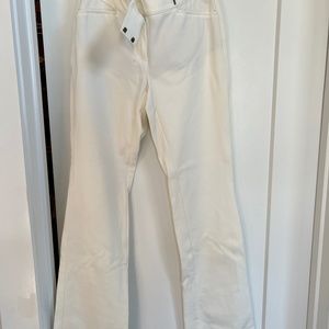 Winter White boot cut pants